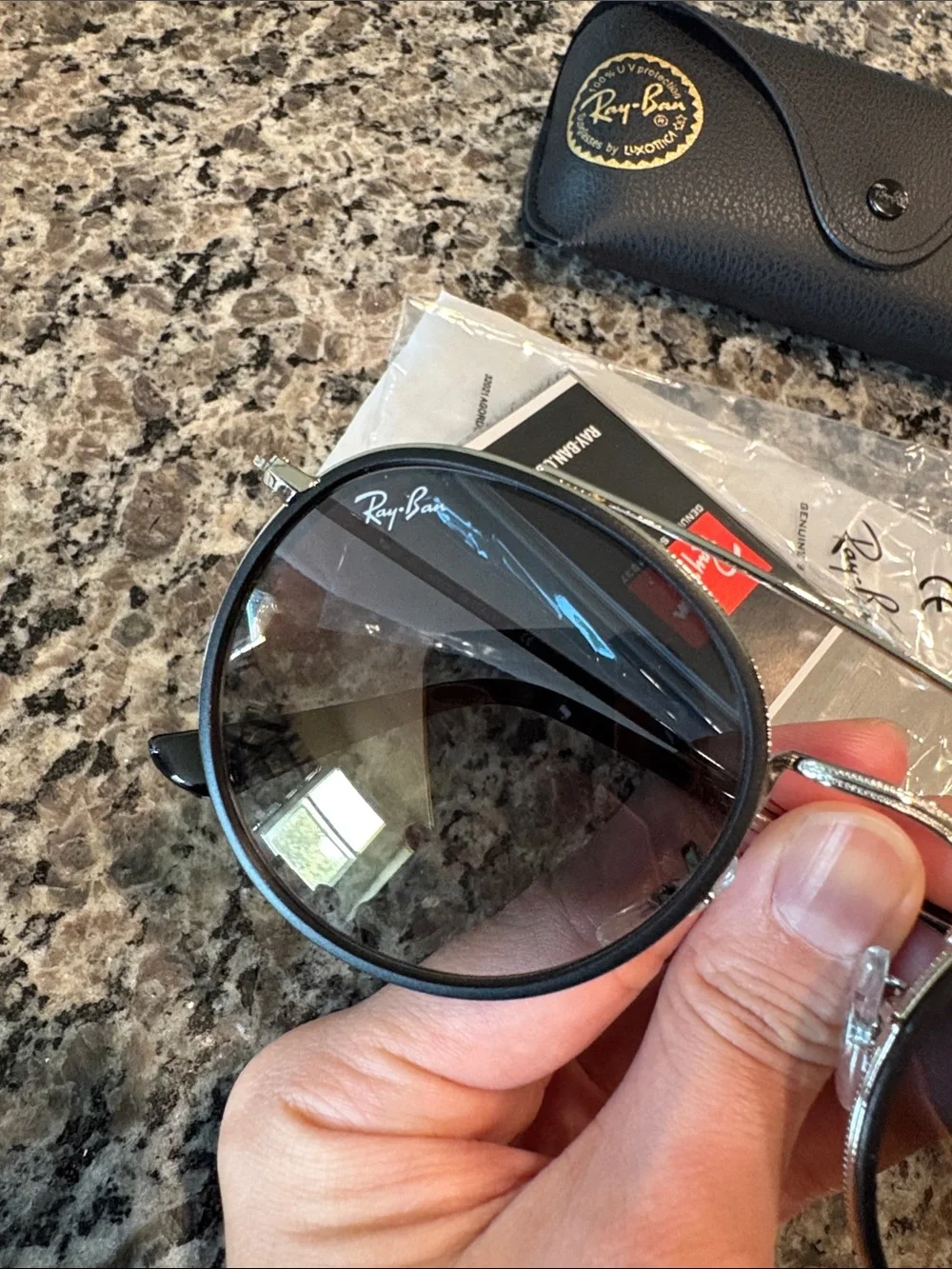 NWT Ray-Ban Women’s Round Double Bridge Sunglasses